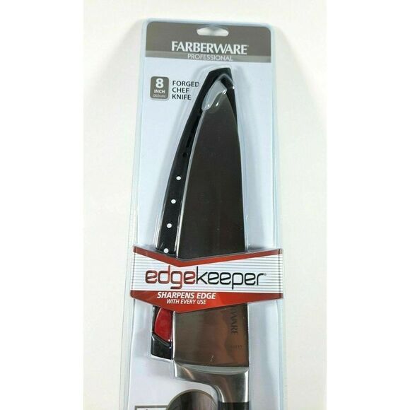 Farberware Forged Chef Knife 8" Professional Chef Knife Built-In Sharpener - Picture 2 of 3